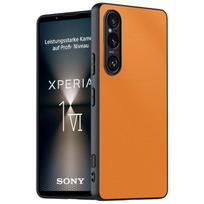 Taikoma Sony Xperia 1-VI mobiliojo telefono dėklui Anglies pluošto Kevlar rašto apsaugantis nuo kritimo itin plonas Sony odinis dėklas apsauginis dėklas Sony xperia1-ⅴ
