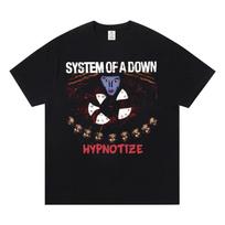 System of A Down Band Short Sleeve T-shirt World Rock Europe American Metal SOAD Fashion Casual Men's and Women's T-shirts XXXL black