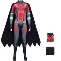 Dc Titans Robin Cosplay Costume With Polyester Fabric For Anime Role Play 180 gray