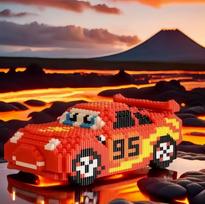 Pixar Automobiliukai 2 3 Žaibas Makvynas Statybiniai kaladėlės Džeksonas Audra Animaciniai žaislai Sally Carrera lega Vaikams Gimtadienio dovana