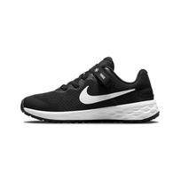Nike REVOLUTION 6 Flyease Perdirbtos medžiagos Žemi Bėgimo Bateliai Vaikams Juodi Balti Vaikams Amžiaus 3 7 Metai DD1114-003 29.5 black
