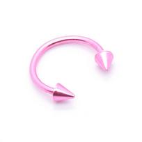 Stainless Steel Cone Spike Horseshoe Circular Septum Nose Ring Nipple Hoops Nose Septum Eyebrow Ear Piercing Body Jewelry 10mm&C-shaped and spiral&Nose Rings & Studs&Face