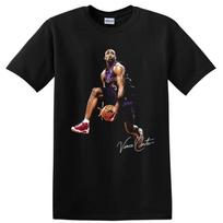 Vince Carter Toronto Raptors Basketball Player Action T Shirt Dunking Tee XS brown