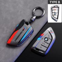 Madingas automobilio rakto dėklas Dangtelis Korpusas Rakto apsauga Pultelis Skirtas Bmw X1 X3 X4 X5 X6 X7 F20 G20 G30 G05 G11 F15 F16 G01 G02 F48 Priedai gray