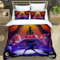 Nuostabus skaitmeninio cirko patalynės komplektas 3D spausdinimas Anime paklodžių komplektas Vienvietis Twin Pilnas Queen King Dydžio Patalynės Komplektas 140x200cm