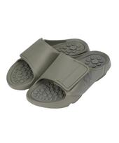 Saintsatin Flat Swelling Acupressure Slippers_Khaki Khaki/265 gray