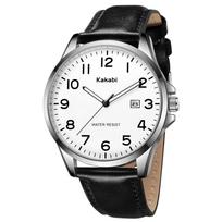 BEN NEVIS Unisex Analog Quartz Watch, Easy-to-Read Casual Series, Waterproof Silicone Band, 24-Hour Calendar, 40mm Dial black