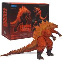 Godzilla vs Kong Action Figure Movie Mechagodzilla Monster Nuclear Breath Collectible Toy Model for Kids Adults Red back free godzilla