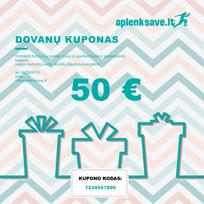 DOVANŲ KUPONAS 50 Eur