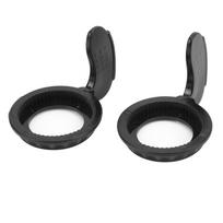 2pcs Electric Scooter Brake Throttle Finger Dial Button Handle for 5‑6.5inch Scooters black