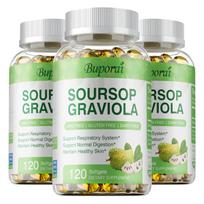 Buporai - Soursop Extract Capsules - Digestive and Respiratory Health 120*3