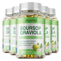Buporai - Soursop Extract Capsules - Digestive and Respiratory Health 120*5