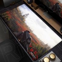 Stalker2 Large Gaming Mouse Pad Computer Gamer Lock Edge Keyboard Desk Mat XXL Company Office Non-slip Mausepad 30cmx60cm
