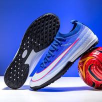 Cross World Cup Spike 17 Unisex Low-Top Football Shoes for Adults & Youth, Competition & Training 37 blue