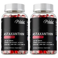Pslalae Astaksantinas trigubos jėgos 12 mg 120 minkštų kapsulių - Antioksidacinė parama, kasdienė gerovė, be GMO 120*2