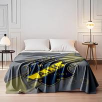 AIK Emblem on Dark Background print blanket soft and cozy perfect for the living room bed sofa or a nap,gift 130cm x 150cm