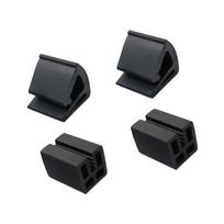 Golf Cart Parts Universal Foldable Windshield Fixing Clip Rubber for Club Car E-Z-GO Ya ma ha EXCAR LV TONG Marshell 1 Set gray