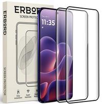 2x Tempered Glass for Motorola Edge 70 Fusion, ERBORD 3D full, full screen glass