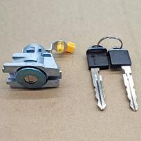 For NISSAN New ALTIMA QASHQAI X-TRAIL TIIDA MURANO KICKS MAXIMA Left Front Door Lock Cylinder 2 Keys Door Lock Core Auto Parts Thread Lock3 ALTIMA 2008-2012 gray