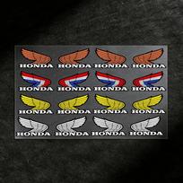 HONDA lipdukai Motociklo lipdukas Automobilio kėbulo, buferio, langų, motociklo, nešiojamojo kompiuterio, sienų vinilinė lipdukas Automobilio tiuningo priedai 20x30cm