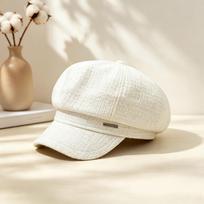 Women S Winter Newsboy Cap Korean Style Large Head Size Face Slimming Hat One Size balta