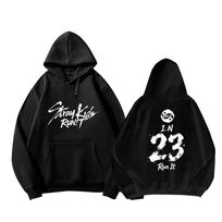 Stray Kids Run It Hoodie Kpop Merch Unisex Casual Pullover Sweatshirt Member Name Long Sleeve Streetwear Top (Fleece style for autumn & winter) M