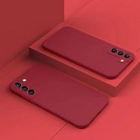 Skysto silikono telefono dėklas, skirtas Samsung Galaxy S23 S21 S22 S20 Ultra S10 Plus FE A72 A71 A52 A51 A32 A31 4G 5G minkštas plonas dangtelis For Galaxy A21S 4G rožinė raudona spalva