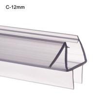 4–12 mm skaidri PVC sandarinimo juosta langams, durims, orui atspari juosta, vonios, dušo kabinos durų sandarinimo juosta