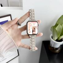 Slim Acrylic Strap For Apple Watch Ultra 49mm 38 40 41 42 44 45 46mm Band Correa Candy Bracelet For iWatch series 10 9 8 7 6 SE Series10 42mm dramblio kaulas