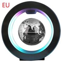 Magnetinės levitacijos gaublys gimtadienio dovanos elektroninė antigravitacinė lempa naujoviškas rutulinis šviestuvas LED pasaulio žemėlapis namų dekoravimas plūduriuojantis CHINA gray
