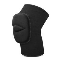 Thickened EVA Sponge Sports Knee Pads Foot Volleyball Dance Kneeling Pads Roller Skating Anti-drop Knee Cover L (28-45cm 90-60kg) black