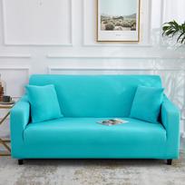 Universalus sofos užvalkalas Viskas įskaičiuota Elastinė pieno šilko sofa Four Seasons Lazy sofos pagalvėlė Pilnai uždengtas sofos užvalkalas 235-300cm