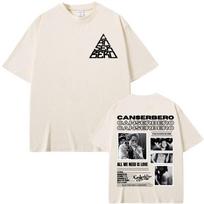Canserbero Visko, ko mums reikia, yra meilės Albumas 2025 M. Turas 100% Medvilnės Marškinėliai Vyrams Moterims Harajuku Vintažiniai Oversized Marškinėliai Aukštos Kokybės Y2K M white