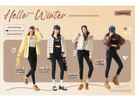 Shark Velvet Women's Autumn/Winter Leggings - Slender Waist, Hip Lift, Warm Outerwear XXL (70-80 kg) beige