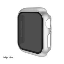 Universal Frosted Anti-Peep Case for All Apple Watch Sizes 46mm Series 12 sidabras