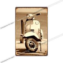 Lambretta variklis Vintažinis metalinis ženklas Plokštelė Dekoras Motociklo Garažas Baras Sienos menas Plakatas Plokštelė Namų dekoras 20x30cm 20x30cm（7.8x11.8inch） gray