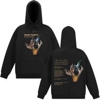 Imagine Dragons Band Reflections From The Vault of Smoke + Mirrors 2025 Hoodies Men's Women Vintage Fashion Casual Sweatshirt M black