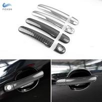For VW Golf 4 Jetta Bora MK4 1999-2004 Rabbit A4 1J Passat B5 1997-2005 Polo Car Exterior Door Handle Covers Decor Accessories Silver 3 gray