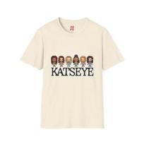 KATSEYE x TOCA BOCA Vaikų Unisex Marškinėliai Laisvalaikio Apranga Koncertiniai Drabužiai Atsitiktiniai Kasdieniniai Marškiniai Marškinėliai XS gray