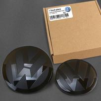 VW Volkswagen TIGUAN POLO Golf MK6 MK7 MK8 Automobilio Priekinio Variklio Dangčio Emblema Galinio Bagažinės Ženklelis FOR 21-23 MK8 black