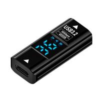 USB C/Type-C Adapter 36/60W Digital LED Display USB 3.2 10Gbps Fast Data Transfer Adapter High-Power Charging Intelligent Adapter for Tablet CF-AF juoda