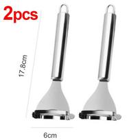 Stainless Steel Corn Peeler Serrated Corn Stripper Peelers Cob Shaver Planer Thresher Cutter Kitchen Fruit Vegetable Gadget Tool white