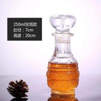 Naujoviškas dizainas, įvairūs stiliai, baro reikmenys, vyno taurė, butelis 250-1000 ml, bešvinis stiklas, viskio grafinai gėrimams, Scotch, Bourbon