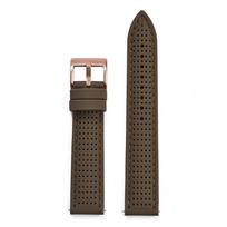 STAPELP Silicone Sailcloth Watch Strap 18mm 20mm 22mm For Any Watch Rubber Wrist Breathable Strap Soft Waterproof Men Accessorie 22mm black
