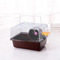 Hamster Cage Small Dish Supplies with Running Wheel Accessories Pet Carrying