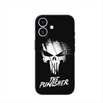 Marvel Punisher kaukolės dėklas telefonui Samsung Galaxy A55 A54 A25 A36 A17 A26 A35 A33 A34 A14 A37 S8 S9 S20 S21 FE S10 Plus Galaxy A26 5G black