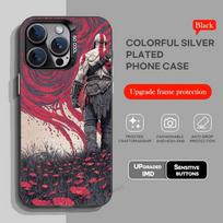 G-God OF War K-Kratos telefono dėklas iPhone 17,16,15,14,13,12,11,Pro,Max,Plus,Mini,X,XS,XR,8,S,SE minkštas juodas dėklas iPhone13mini