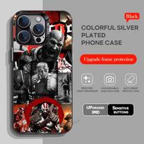 G-God OF War K-Kratos telefono dėklas iPhone 17,16,15,14,13,12,11,Pro,Max,Plus,Mini,X,XS,XR,8,S,SE minkštas juodas dėklas iPhone17air gray