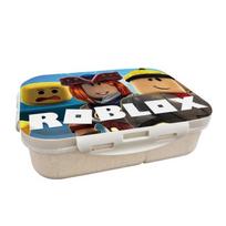 Anime Animacinis Roblox Spausdintas Kviečių Šiaudų Pietų Dėžutė black