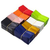 Colored Printable Aluminum Foil Bubble Tea Packaging Bag for Flower Tea and Powder Red (100 pcs) - 10.5*5*2 cm orange